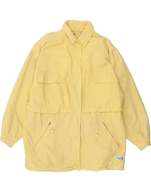 KLEPPER Womens Gore-Tex Oversized Utility Jacket US 12 Large Yellow Nylon