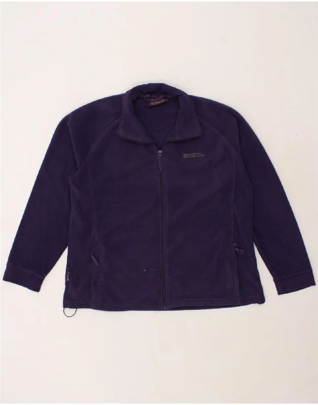 MOUNTAIN WAREHOUSE Womens Oversized Fleece Jacket UK 18 XL Purple